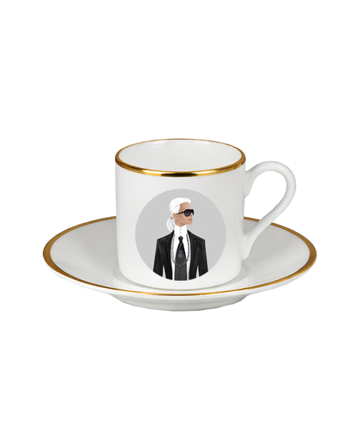 Karl espresso cup and saucer