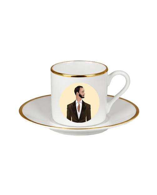 Tom espresso cup and saucer