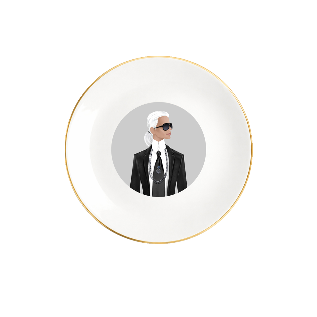Karl dessert plate