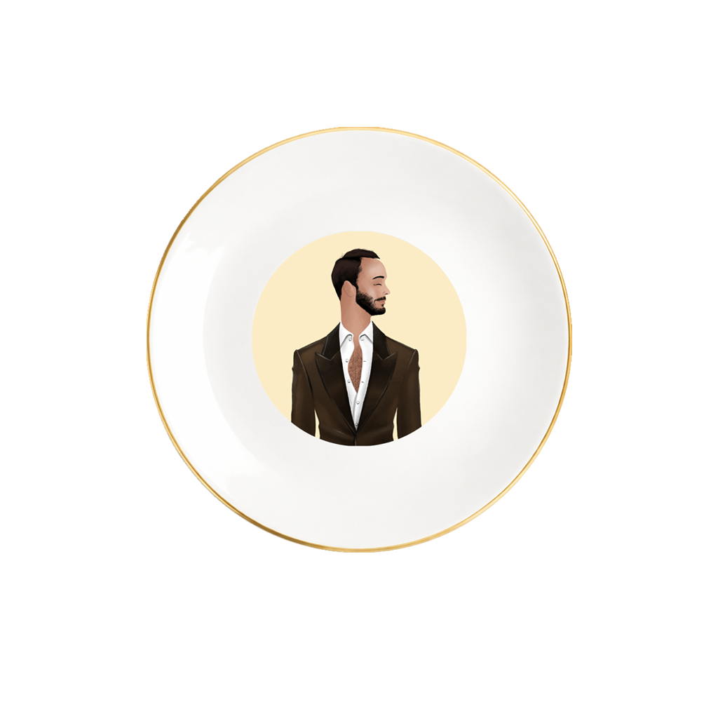 Tom dessert plate
