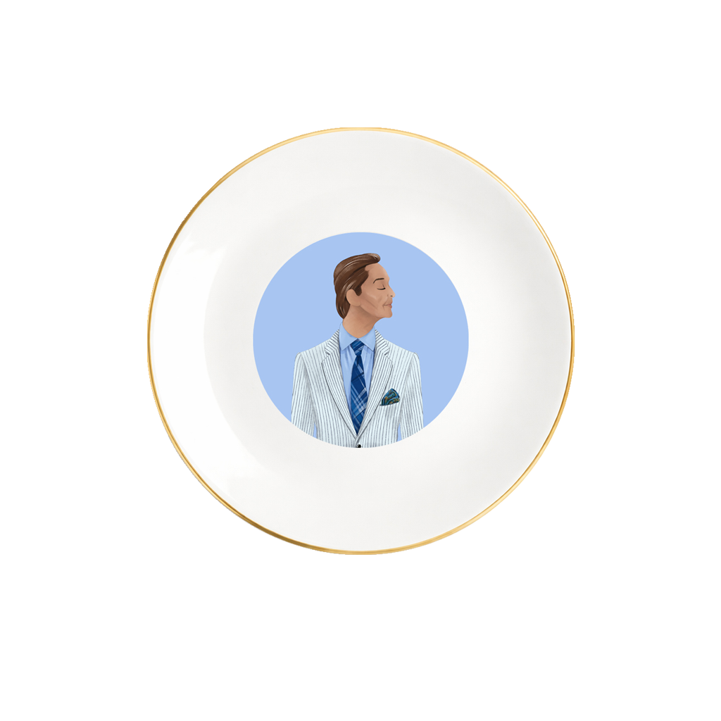 Valentino dessert plate