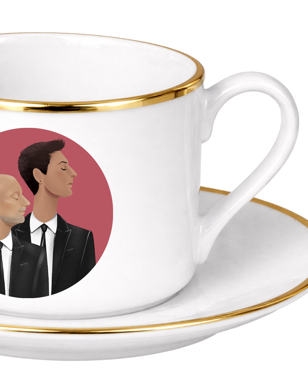 DG espresso cup and saucer