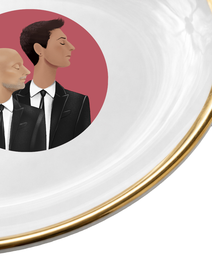 DG dessert plate