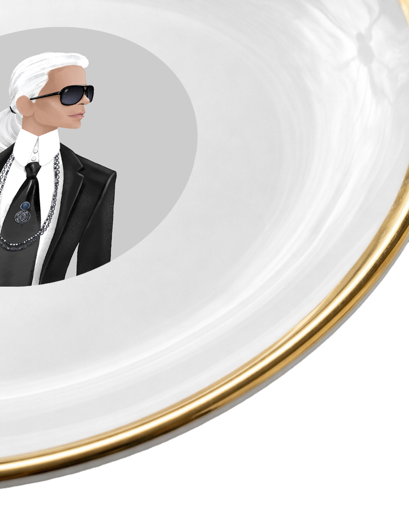 Karl dinner plate