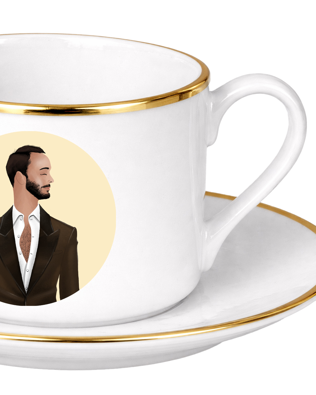 Tom espresso cup and saucer