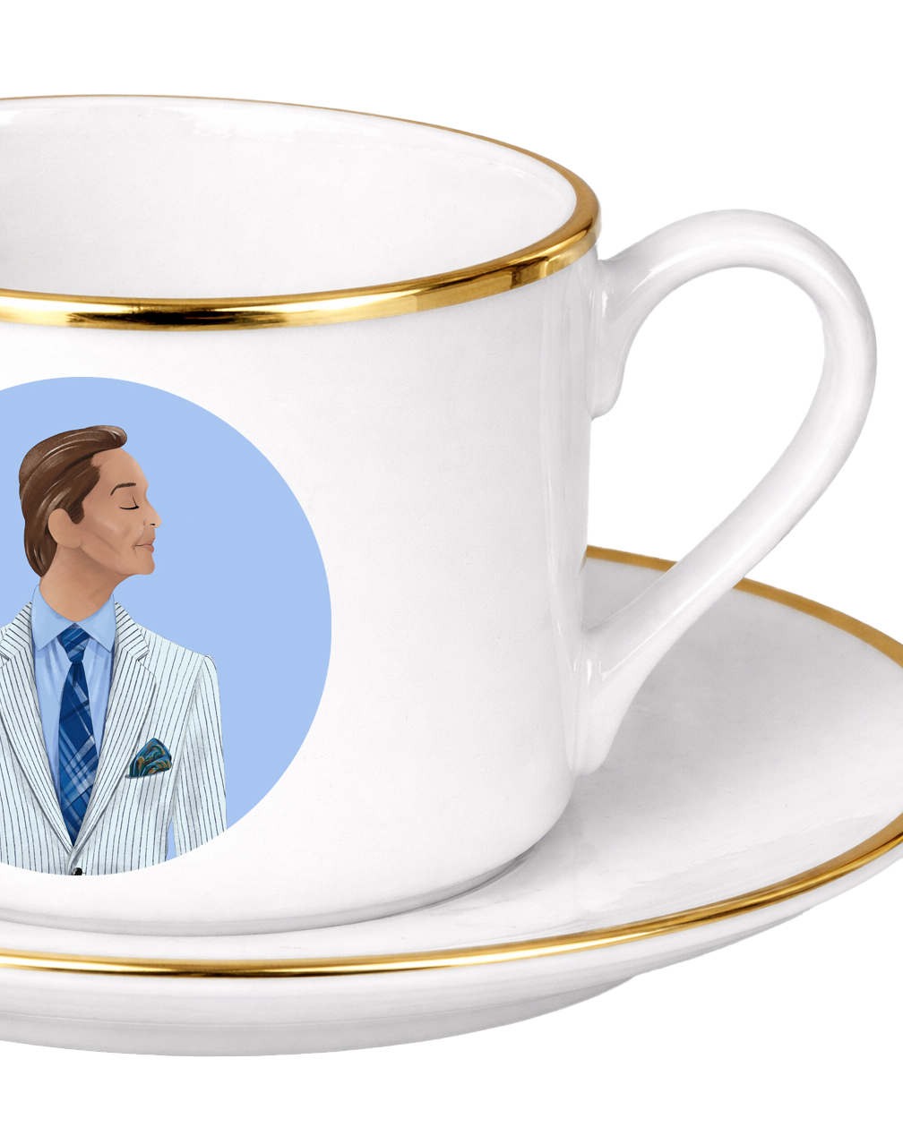 Valentino stirling tea cup and saucer