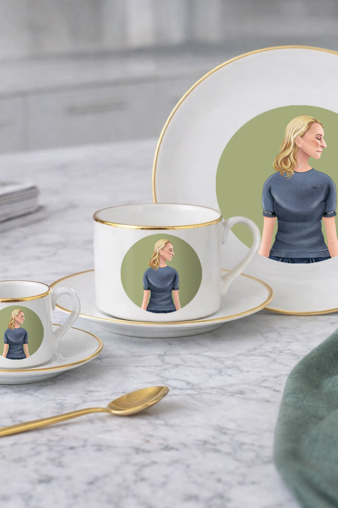 Icon 3 espresso cup and saucer