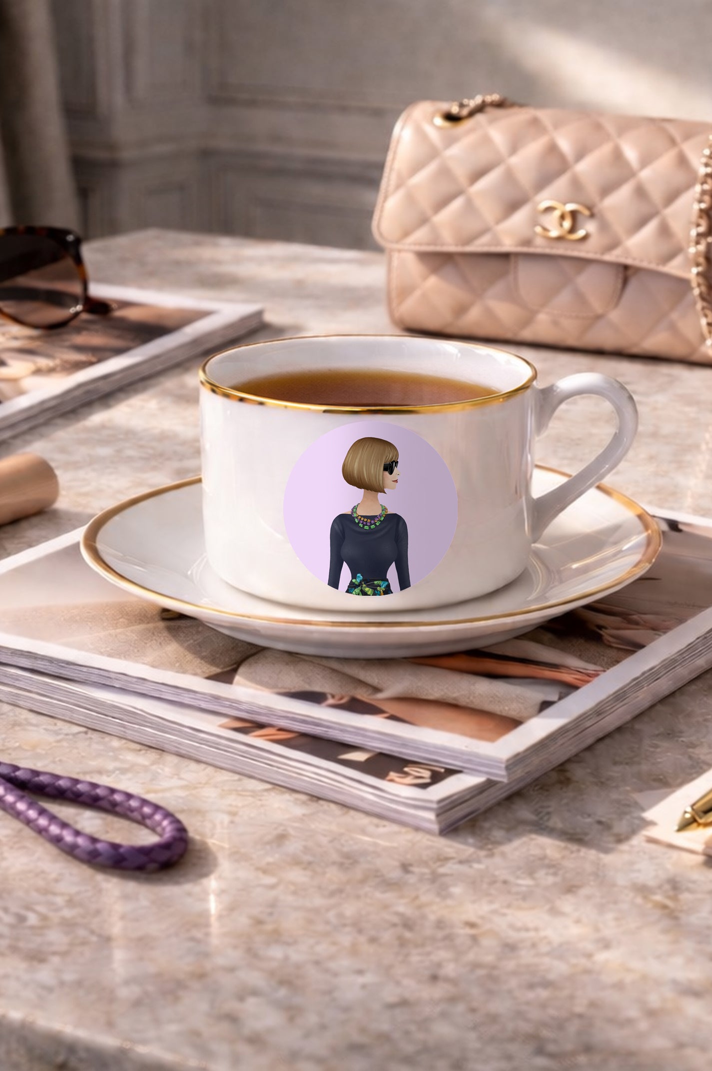 Anna stirling tea cup and saucer
