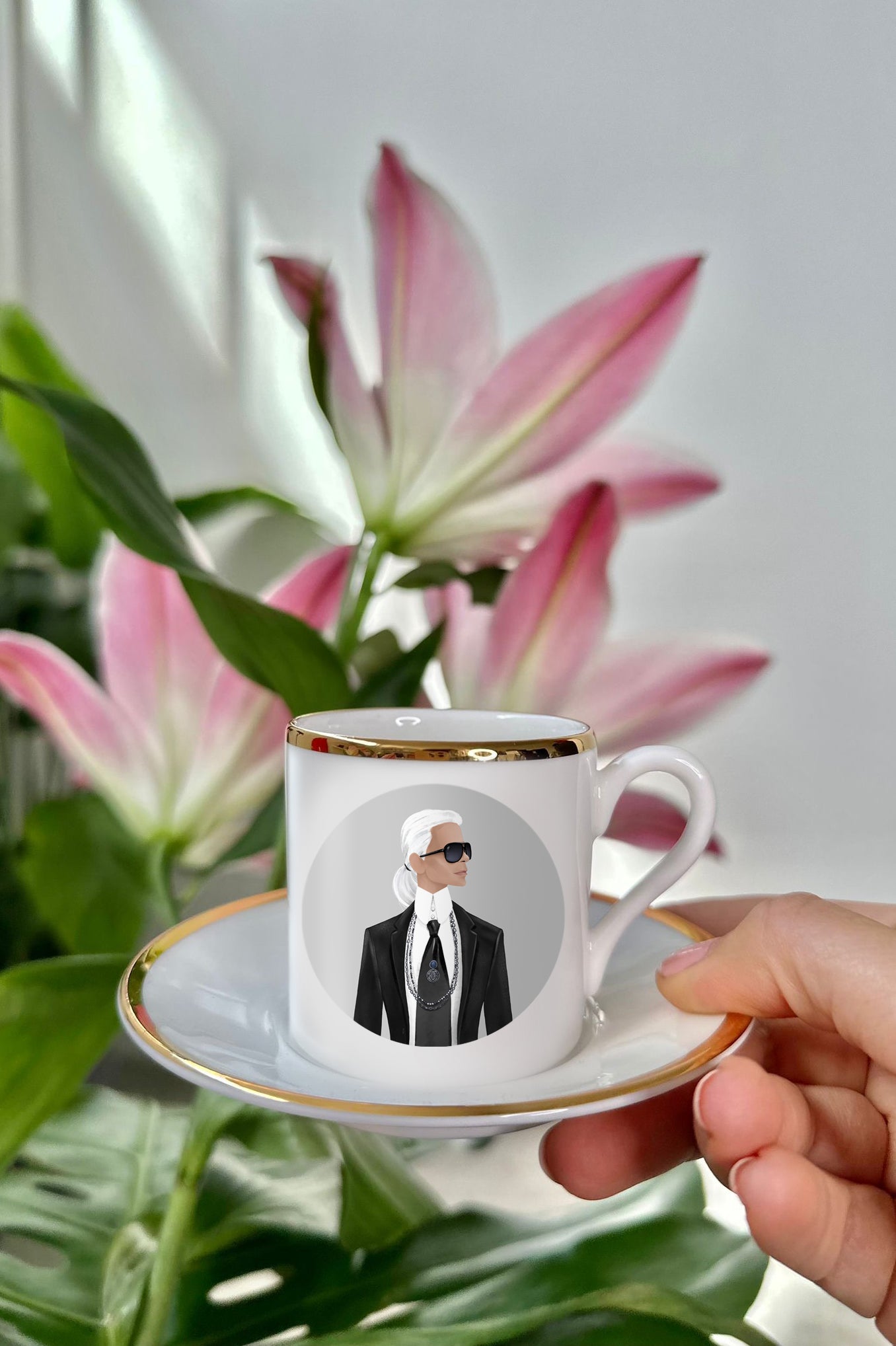 Karl espresso cup and saucer