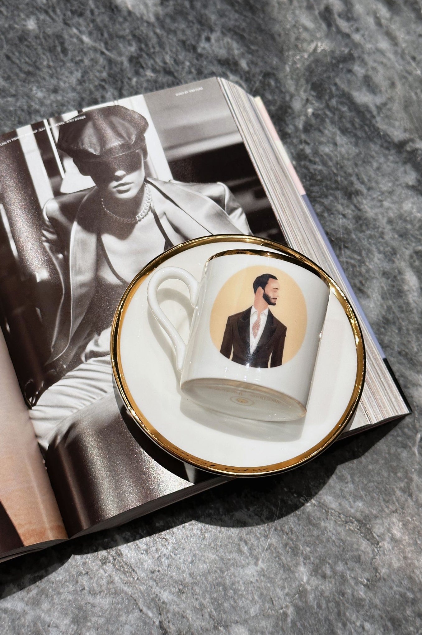 Tom stirling tea cup and saucer