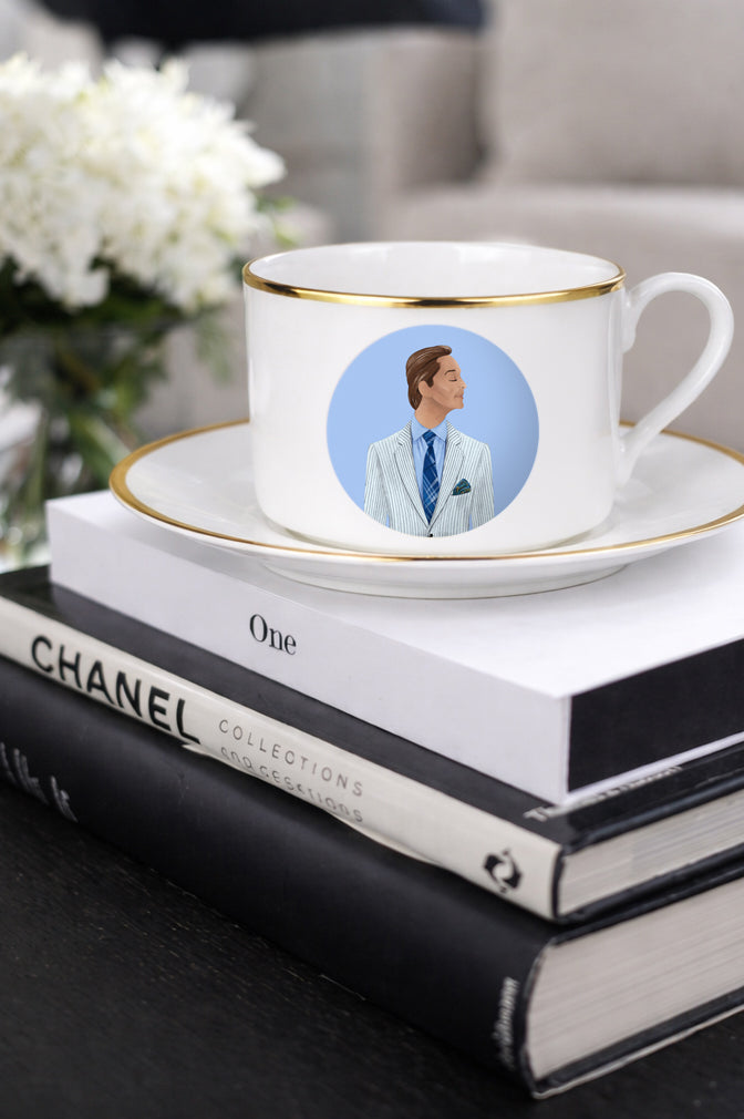 Valentino stirling tea cup and saucer