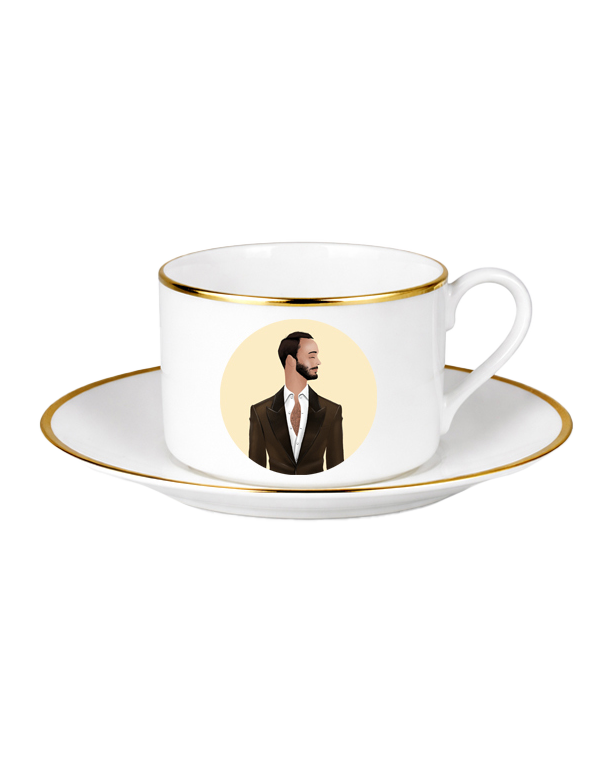 Tom stirling tea cup and saucer