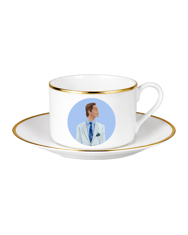 Valentino stirling tea cup and saucer